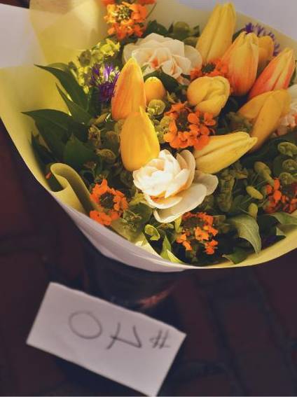 Frische Blumen Strauß